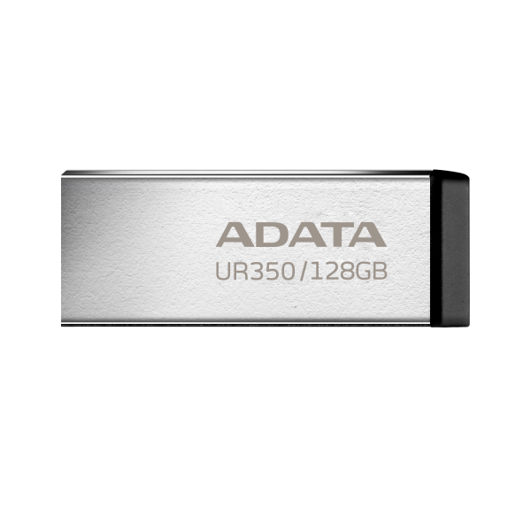 ADATA UR350/ 128GB/ USB 3.2/ USB-A/ Čierna