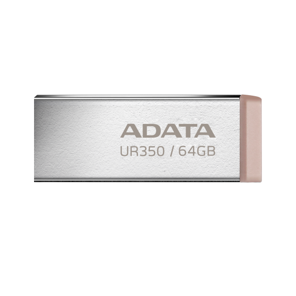 ADATA UR350/ 64GB/ USB 3.2/ USB-A/ Hnedá