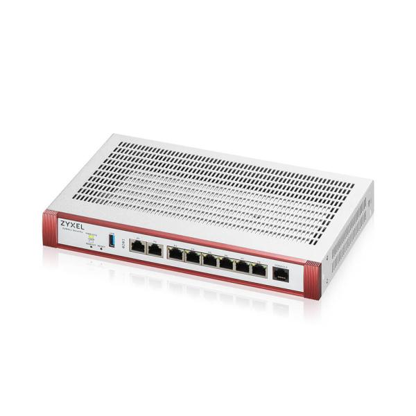 ZYXEL USG Flex 200H, 2*2.5Gig., 6*1G, USB, PoE, 1 dev. 