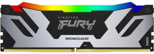 Kingston FURY Renegade/ DDR5/ 16GB/ 7600MHz/ CL38/ 1x16GB/ RGB/ Black/ Silv