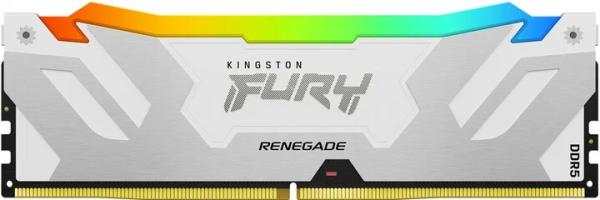 Kingston FURY Renegade/ DDR5/ 64GB/ 6400MHz/ CL32/ 2x32GB/ RGB/ White