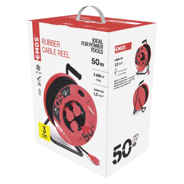 EMOS BUBEN 4Z 50M 1, 5MM GUMA 