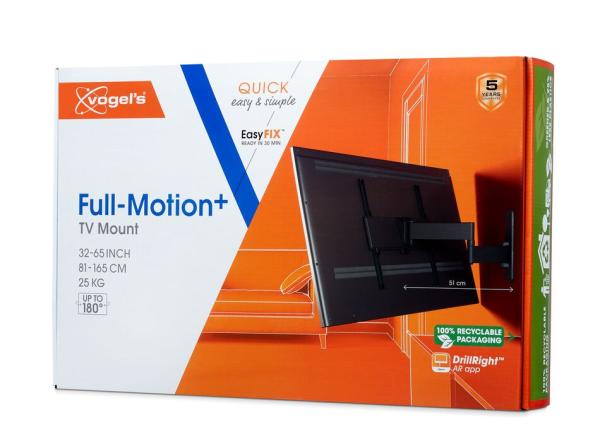 Vogel&quot;s TVM1443, TV rameno s 3 kĺbmi pre displeje 32-65", 25 kg 