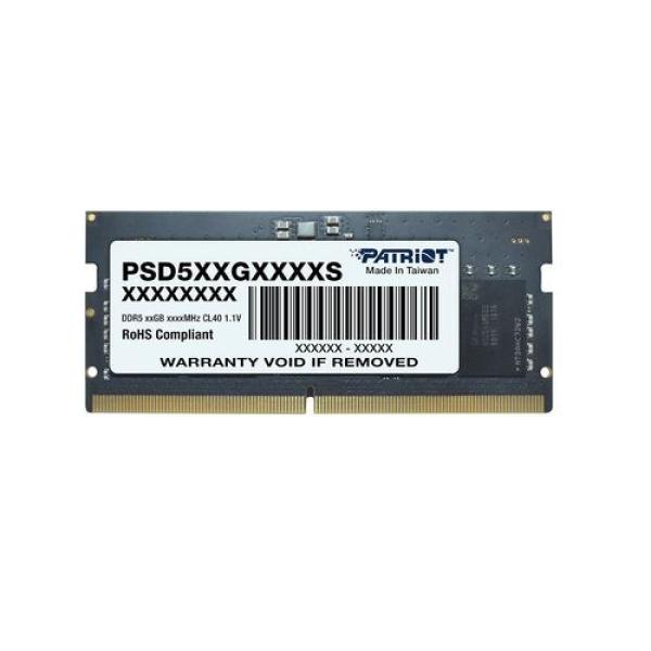 Patriot Signature Line/ SO-DIMM DDR5/ 8GB/ 5600MHz/ CL46/ 1x8GB