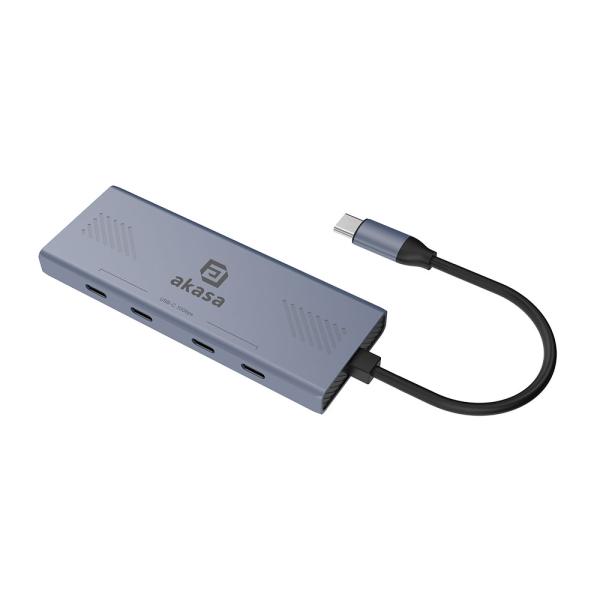 AKASA - 10Gbps USB Type-C 4 Port Hub 