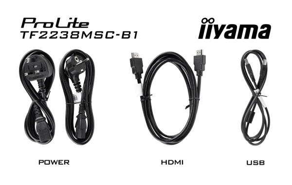 22" iiyama TF2238MSC-B1: PCAP, IPS, FHD, HDMI, DP 