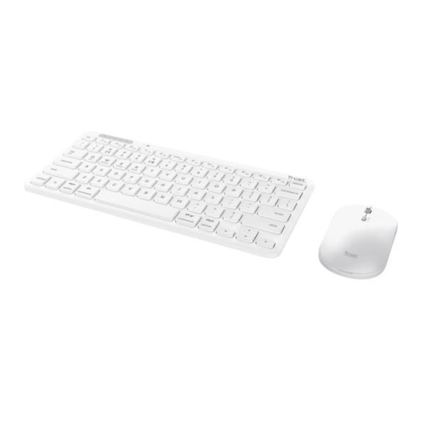 TRUST LYRA WL KEYBOARD & MOUSE US (myš+kláv) biela 