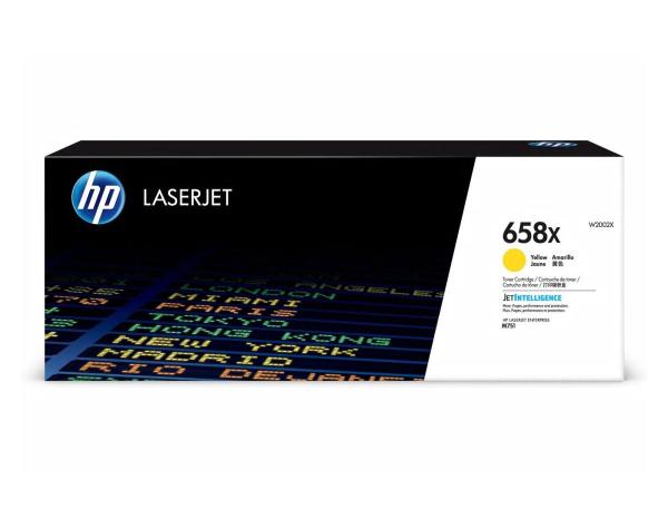 HP 658X Yellow LaserJet Toner Cartridge (28, 000 pages)