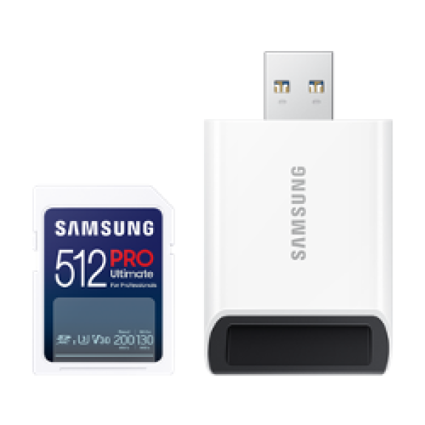 Samsung SDXC PRO ULTIMATE/ SDXC/ 512GB/ USB 2.0/ Class 10/ + Adaptér