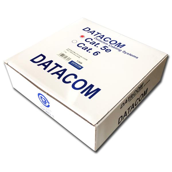 DATACOM UTP flex, Cat5e PVC, sivý, 100m, lanko 