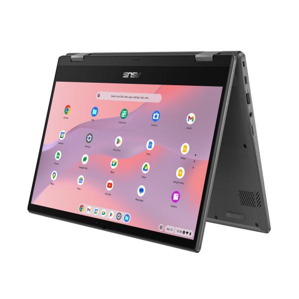 ASUS Chromebook CM14 Flip/ CM1402F/ MTK-520/ 14"/ FHD/ T/ 4GB/ 64GB eMMC/ Mali-G52/ Chrome/ Gray/ 2R 