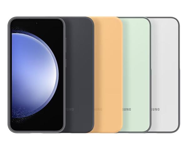 Samsung Silikónový zadný kryt pre Samsung Galaxy S23 FE Light Gray 