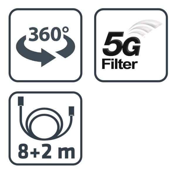 EVOLVEO Jade 3, aktívna vonkajšia anténa FM/ DAB+/ DVB-T2, filter LTE, 4G, 5G 