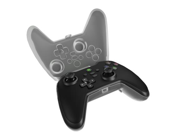 Bezdrôtový gamepad Genesis MANGAN 400 pre PC/ Switch/ Mobil, čierny 