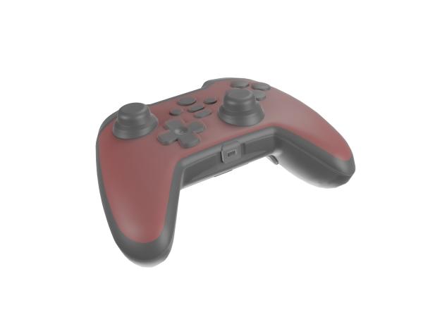 Bezdrátový gamepad Genesis MANGAN 400 pro PC/ Switch/ Mobil, červený 