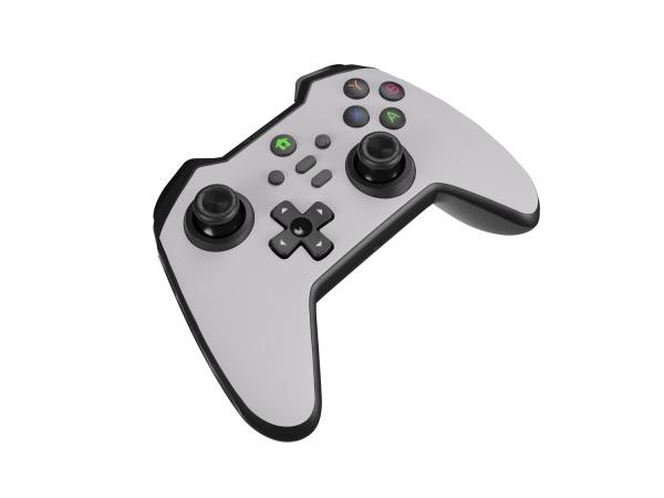 Bezdrôtový gamepad Genesis MANGAN 400 pre PC/ Switch/ Mobil, biely 