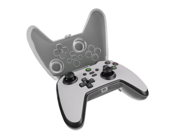 Bezdrôtový gamepad Genesis MANGAN 400 pre PC/ Switch/ Mobil, biely 