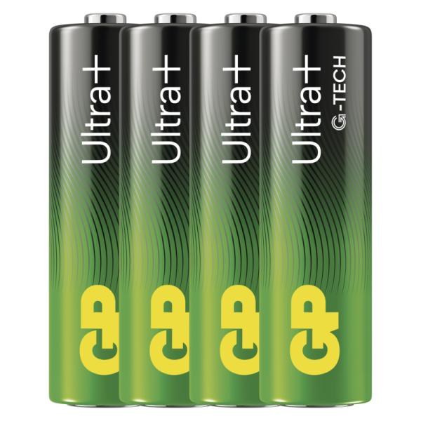 GP Alkalická batéria ULTRA PLUS AA (LR6) - 4ks 