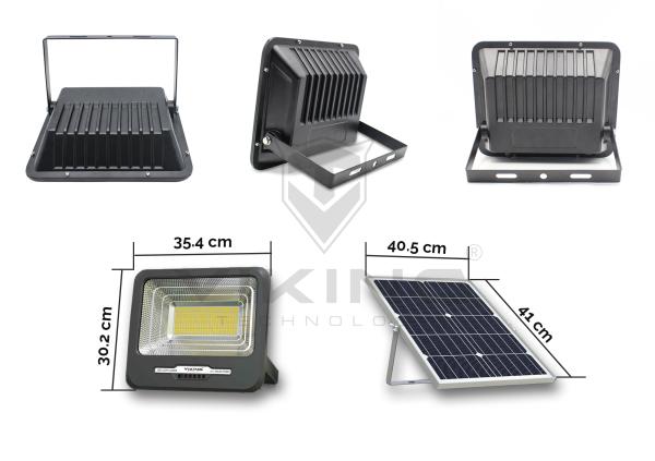 Viking venkovní solární LED světlo J200W se solárním panelem 