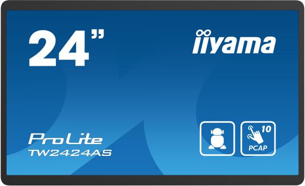 24" iiyama TW2424AS-B1: PCAP, Android 12, FHD