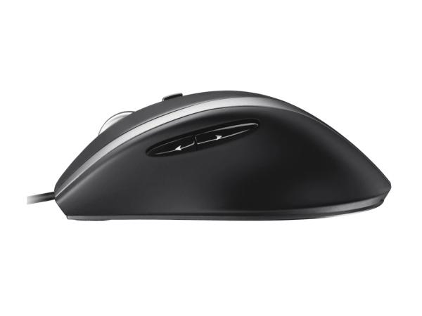 Logitech M500s/ Kancelářská/ Optická/ Pro praváky/ 4 000DPI/ Drátová USB/ Černá 