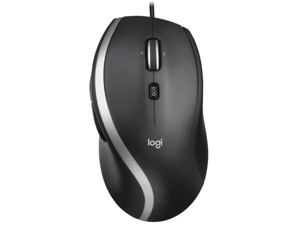 Logitech M500s/ Kancelářská/ Optická/ Pro praváky/ 4 000DPI/ Drátová USB/ Černá