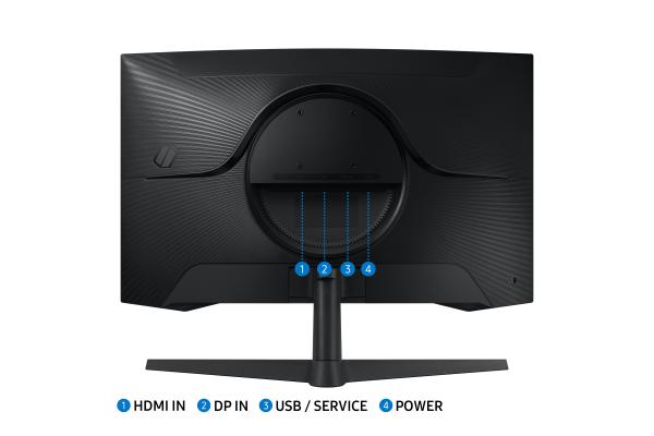 Samsung Odyssey/ G55C/ 27"/ VA/ QHD/ 165Hz/ 1ms/ Black/ 2R 
