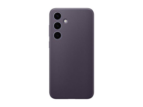 Samsung Zadný kryt z vegánskej kože S24+ Dark Violet