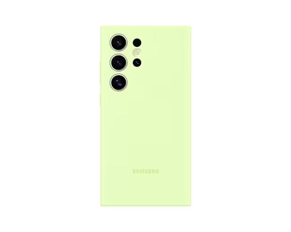 Samsung Silikonový zadní kryt S24 Ultra Light Green