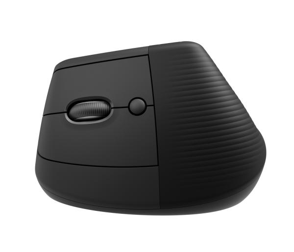 LOGITECH Lift For Business/ Ergonomická/ Optická/ Pro leváky/ 4 000DPI/ Bezdrátová USB + Bluetooth/ Grafit 