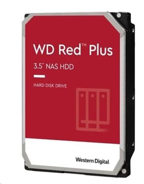 WD Red Plus/ 8TB/ HDD/ 3.5"/ SATA/ 5640 RPM/ Červená/ 3R