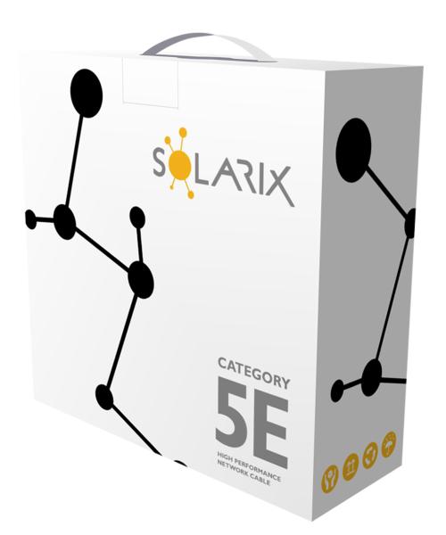 Instalační kabel Solarix CAT5E UTP PE Fca venkovní 100m/ box SXKD-5E-UTP-PE 