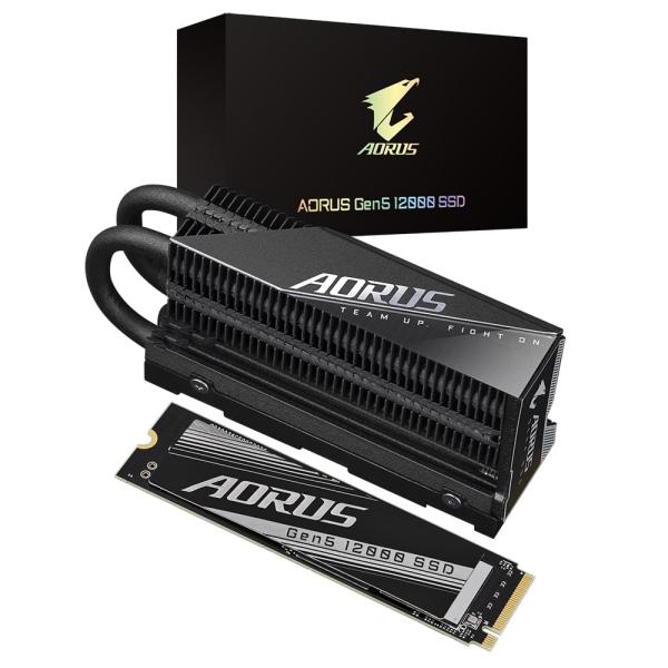 Gigabyte AORUS Gen5 12000/ 1TB/ SSD/ M.2 NVMe/ Černá/ 5R