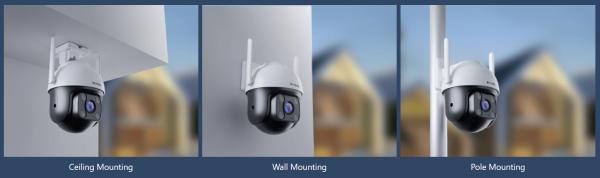 Tenda CH3-WCA - Vonkajšia otočná IP65 Wi-Fi FullHD kamera, nočná LED, audio, detekcia pohybu, CZ app 