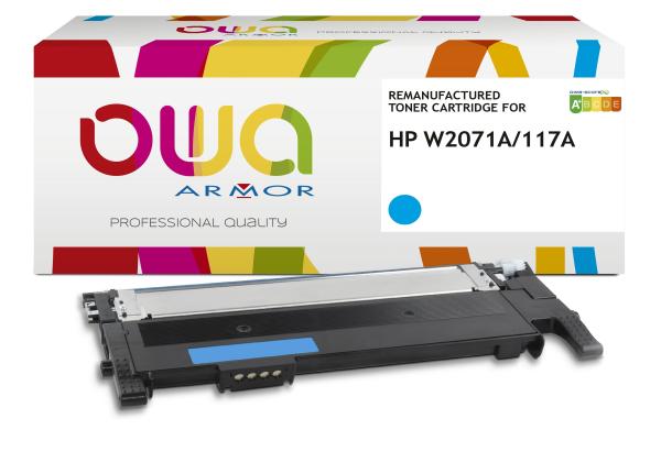 OWA Armor toner kompatibilný HP W2071A, 117A, 700st, modrá/ cyan