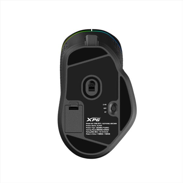 Adata XPG Alpha/ Herná/ Optická/ Pre pravákov/ 16 000 DPI/ USB+BT/ Čierna 