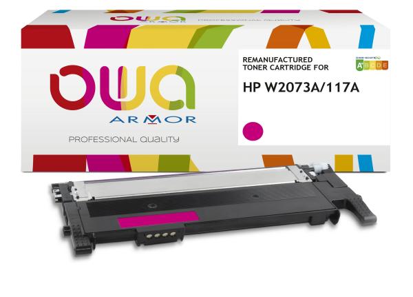 OWA Armor toner kompatibilný HP W2073A, 117A, 700st, červená/ magenta