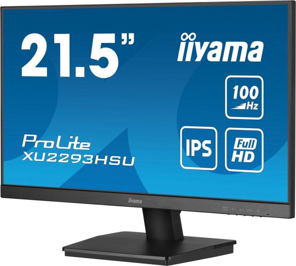 iiyama ProLite/ XU2293HSU-B6/ 21, 5"/ IPS/ FHD/ 100Hz/ 1ms/ Black/ 3R 