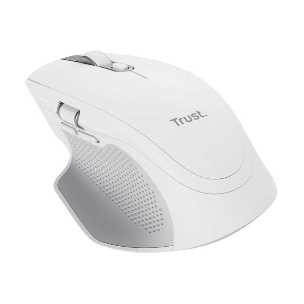Trust Ozaa+/ Kancelárska/ Optická/ Pre pravákov/ 3 200 DPI/ USB+BT/ Biela 
