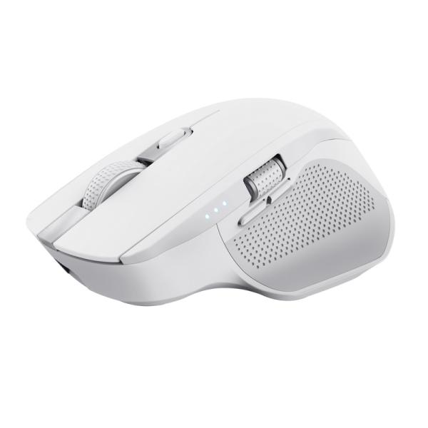 Trust Ozaa+/ Kancelárska/ Optická/ Pre pravákov/ 3 200 DPI/ USB+BT/ Biela 