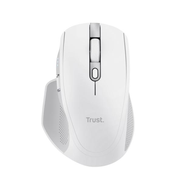 Trust Ozaa+/ Kancelárska/ Optická/ Pre pravákov/ 3 200 DPI/ USB+BT/ Biela