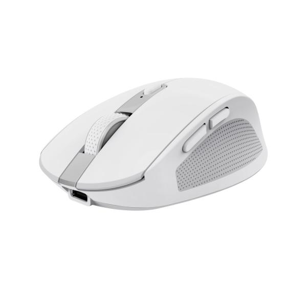 Trust Ozaa/ Kancelárska/ Optická/ Pre pravákov/ 3 200 DPI/ USB+BT/ Biela 