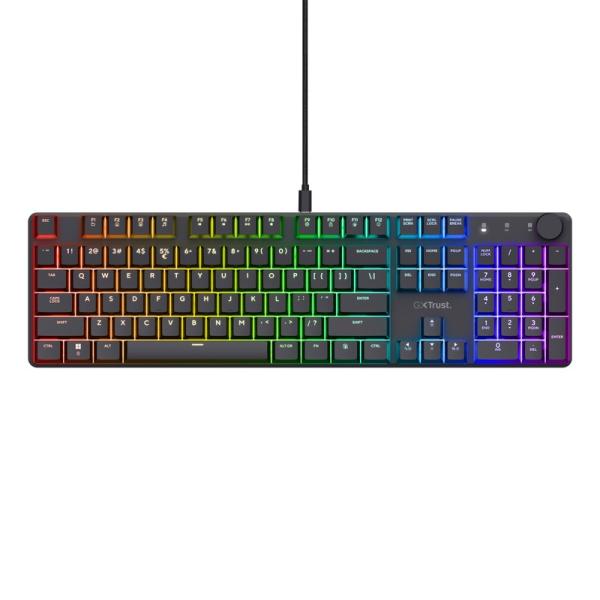 Trust Gaming GXT 866 Torix/ Drôtová USB/ US layout/ Čierna