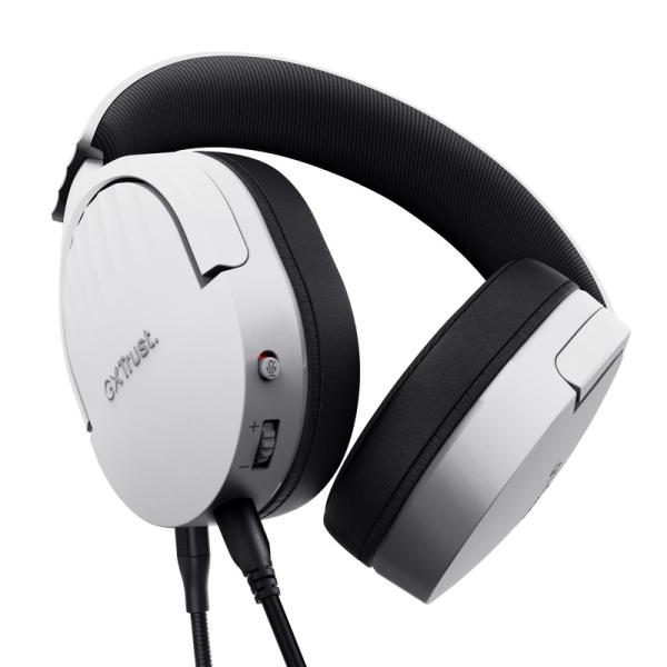 Trust Gaming GXT 489W Fayzo/ Stereo/ Jack/ Drôt/ Biela 