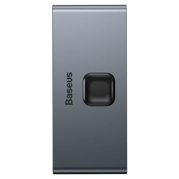 Baseus HDMI rozbočovač Matrix HDMI Splitter 2v1/ 1v2 sivý 