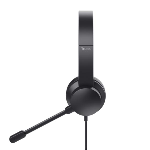 TRUST sluchátka s mikrofonem Ayda PC headset, USB 