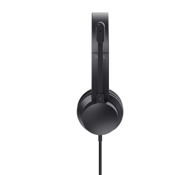 Trust HS-260/ Stereo/ USB/ Drôt/ Čierna 