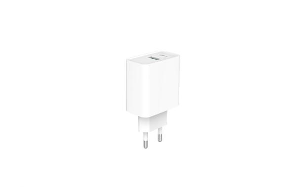 GEMBIRD PD nabíjačka USB-A USB C 20W biela 