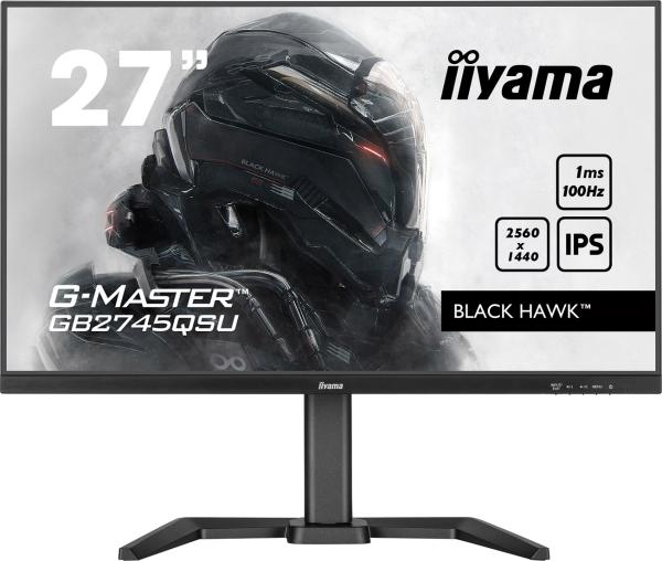 iiyama G-Master/ GB2745QSU-B1/ 27"/ IPS/ QHD/ 100Hz/ 1ms/ Black/ 3R