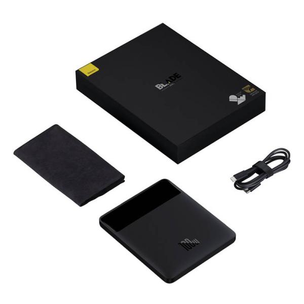 Baseus Blade powerbanka 20000 mAh 100W 2xUSB-A/ 2x USB-C čierna 